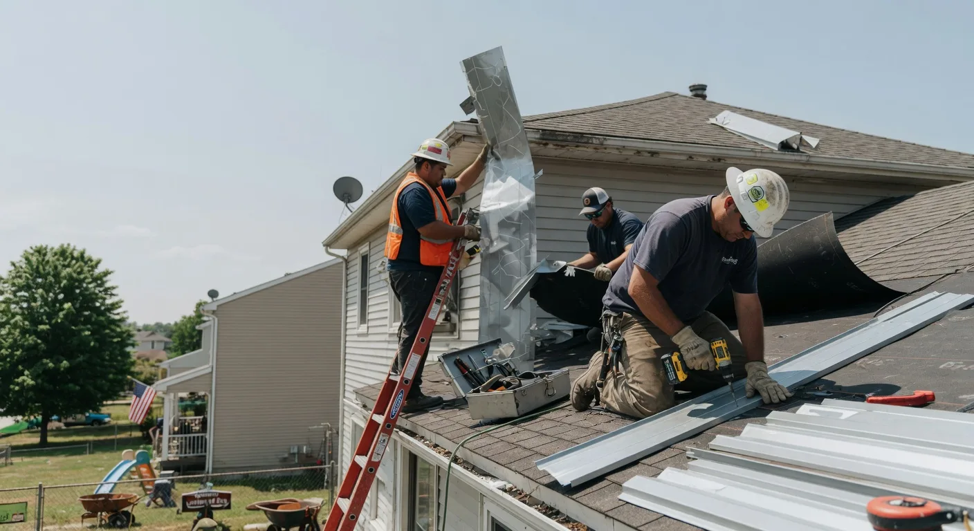 Storm Damage Metal Roof Repair in Sykeston, ND